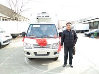 【河北冷藏车客户】提福田驭菱小型冷藏车