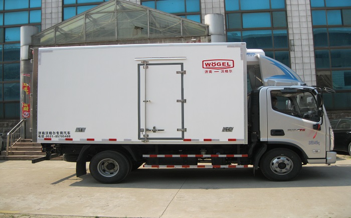 小型冷藏车，奥铃M4冷藏车（康明斯2.8）